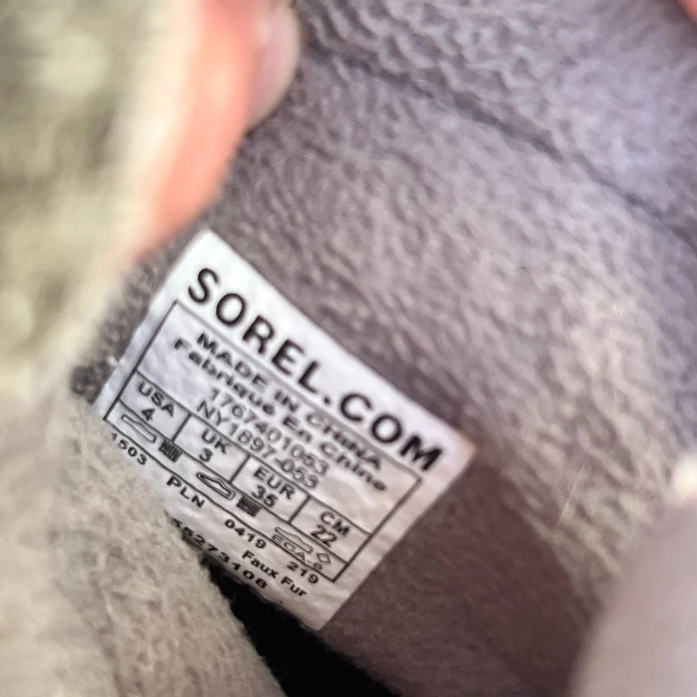 Sorel Gray and Pink Winter Waterproof Boots